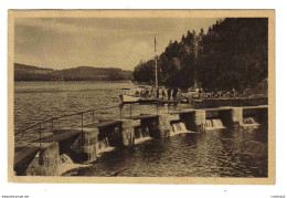 58 En Morvan Vers Montsauche N°96 Lac Des Settons Les Déversoirs Et Les Pontons Avec Bateau Postée à Chissey En 1939 - Montsauche Les Settons