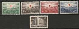 Finland Suomi 1939 Red Cross Mi.217/220 Complete + Mi.221 MLH* - Ungebraucht