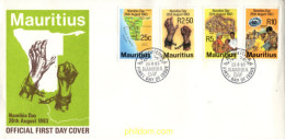 719008 MNH MAURICIO 1983 DIA DE NAMIBIA - Maurice (1968-...)