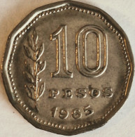 Argentina - 10 Pesos 1965, KM# 60 (#2751) - Argentina