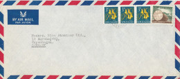 New Zealand Air Mail Cover Sent To Denmark 1966 ?? Topic Stamps - Corréo Aéreo