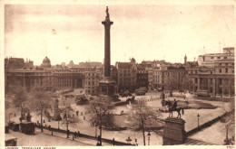 LONDON, TRAFALGAR SQUARE, STATUE, ARCHITECTURE, FOUNTAIN, CARS, UNITED KINGDOM - Trafalgar Square