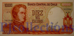 CHILE 10000 PESOS 1967/76 PICK 148 UNC - Chile