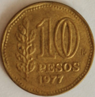 Argentina - 10 Pesos 1977, KM# 72 (#2753) - Argentinië