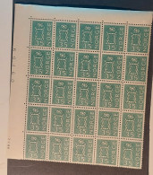 Mi Nr 482 MNH Block Of 25 - Blocks & Sheetlets