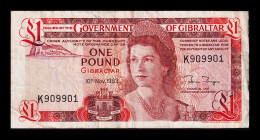 Gibraltar 1 Pound Elizabeth II 1983 Pick 20c Bc/+ F/+ - Gibilterra