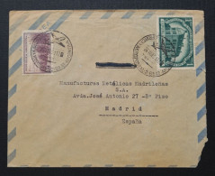 Argentine Timbres Numéros 378 Et 508 Sur Enveloppe Pour L'Espagne. - Briefe U. Dokumente