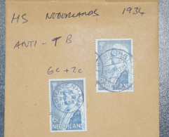 NEDERLAND  Netherlands  STAMPS  Anti T B 1934    ~~L@@K~~ - Gebruikt