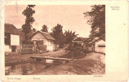 CPA  Carte Postale Indonésie Java Malang Kampong Native Village 1923 VM74899ok - Indonésie