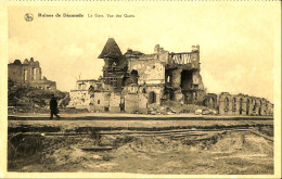 Belgique - Flandre Occidentale - Diksmuide - Dixmude - Ruines De Dixmude - La Gare Vue Des Quais - Diksmuide