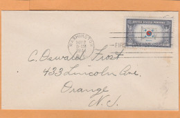 United States 1944 Korea FDC Mailed - 1941-1950