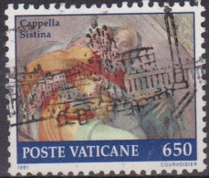 Michel Ange - VATICAN - Chapelle Sixtine: Lunette "Asa" - N° 898 - 1991 - Used Stamps