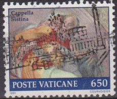 Michel Ange - VATICAN - Chapelle Sixtine: Lunette "Asa" - N° 898 - 1991 - Usados