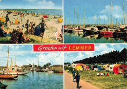 PAYS BAS - Lemmer - Multivues - Colorisé - Carte Postale - Lemmer