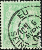 -Sage N°102 ( NsB) Type Lll   Ob  EU ( 74 ). 1900 - 1898-1900 Sage (Type III)