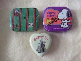 3 CHARMANTES BOITES VALISE, SNOOPY ET COEUR - Koffer