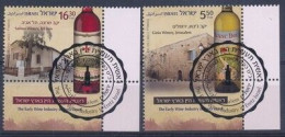 ISRAEL 2023  THE EARLY WINE INDUSTRY IN ERETZ ISRAEL STAMPS MNH WITH 1st DAY POST MARK - Ungebraucht