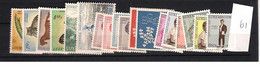 1961 MNH Luxemburg Year Complete According To Michel, Postfris** - Full Years