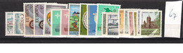 1967 MNH Luxemburg Year Complete According To Michel, Postfris** - Años Completos