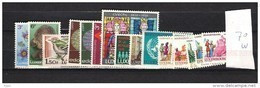 1970 MNH Luxemburg Year Complete According To Michel, Postfris - Full Years