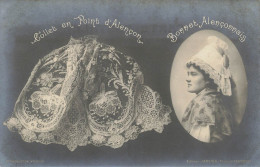 FRANCE -  Alençon - Bonnet En Point D'Alençon - Bonnet Alençonnais - Dentelle - Carte Postale Ancienne - Alencon