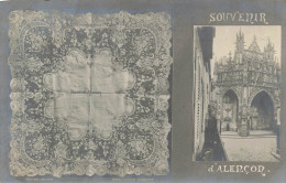 FRANCE -  Alençon - Souvenir D'Alençon - Bonnet En Point D'Alençon - Dentelle - Carte Postale Ancienne - Alencon