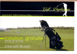 Dunkerque Téteghem Coudekerque Village Golf  (invitation ,explications Et Tarifs Au Dos, Ce N'est Pas Une Carte Postale - Autres & Non Classés
