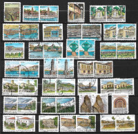 GREECE 1990-1992 Capitals & Prefectures Im-/ Perforated Almost 4 Complete Sets - Oblitérés