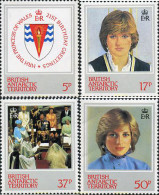 163419 MNH ANTARTIDA BRITANICA 1982 21 ANIVERSARIO DE DIANA PRINCESA DE GALES - Ongebruikt