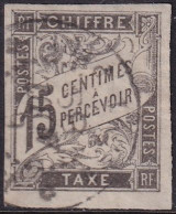 French Colonies 1884 Sc J7 Yt Taxe 7 Postage Due Used - Strafportzegels