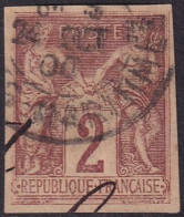 French Colonies 1878 Sc 39 Yt 38 Used [..] Maritime Cancel - Sage