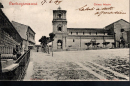 B6578 - Castrogiovanni, (Enna) Chiesa Madre, Viaggiata 1905 - Enna