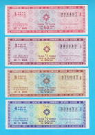 WINTER OLYMPIC GAMES SARAJEVO 1984 Lot Of 4. Lottery Tickets * Winter Olympics Jeux Olympiques D'hiver Olympia Olympiade - Habillement, Souvenirs & Autres