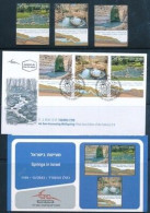 ISRAEL 2023 SPRINGS IN ISRAEL - MNH STAMPS + FDC + POSTAL SERVICE BULITEEN - Ungebraucht