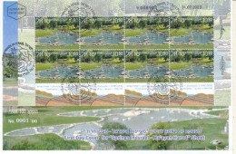 ISRAEL 2023 SPRINGS IN ISRAEL DECORATED SHEETS OF 8 STAMPS FDC's - SEE 3 SCANS - Unused Stamps