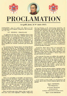 HISTOIRE - Proclamation - Golfe Juan - Le 1er Mars 1815 - Carte Postale - Geschiedenis