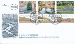 ISRAEL 2023 SPRINGS IN ISRAEL STAMPS   FDC - Nuovi