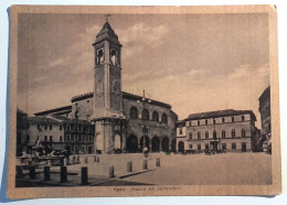 MARCHE PESARO URBINO FANO PIAZZA XX SETTEMBRE Formato Grande Non Viaggiata Anni 40/50 Condizioni Buone - Fano