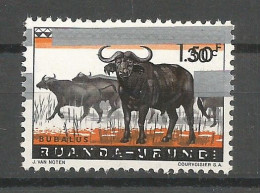 Rwanda COB 54 Erreur Variété Surcharge Argent Déplacée MNH / ** 1964 Variety Error - Unused Stamps