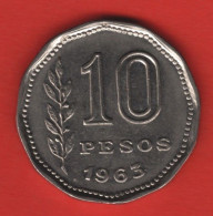 ARGENTINA - 10 PESOS 1963 - Argentinië