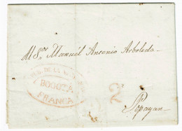 Colombia, 1839, "Bogota Franca", Type VII - Colombie