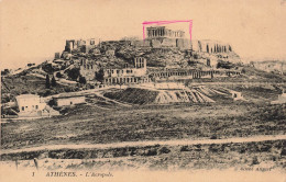 GRÈCE - Athènes - L'Acropole - Carte Postale Ancienne - Griechenland