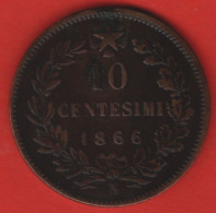 ITALY - 10 CENTESIMI 1866N - 1861-1878 : Victor Emmanuel II