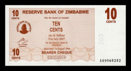 Zimbabwe 10 Cents 2006 (2007) Pick 35 Sc Unc - Simbabwe