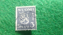 FİNLANDİYA--1930--40            LION          3    MK       DAMGALI - Usati