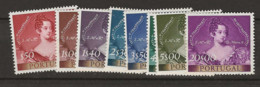 1953 MNH Portugal Mi 816-22 Postfris** - Neufs