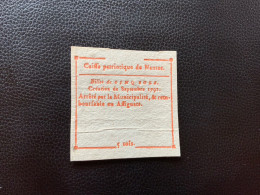 Billet De Confiance Nantes      1791 - Assignate