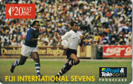 FIJI ISL.(GPT) - FIJI International Sevens Rugby/Waisele Serevi, CN : 03FJE/C, Tirage 1000, Mint - Figi