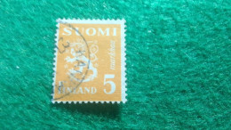 FİNLANDİYA--1930--40            LION          5    MK       DAMGALI - Usati