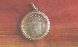 ROSSO SAN SECONDO 1926 MEDAGLIA CITTADINANZA DEL COMUNE DI CALTANISSETTA COME DA FOTO UNICA - Royal/Of Nobility